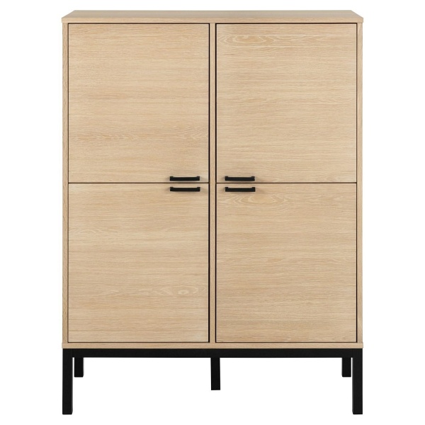 Komoda wysoka Kensington dąb bielony - ACTONA